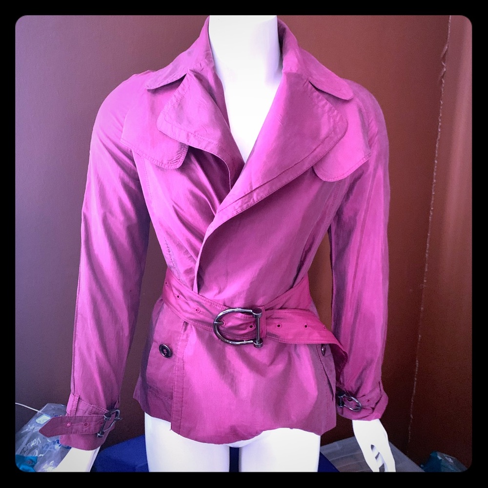 Burberry Silk blend belted Coat